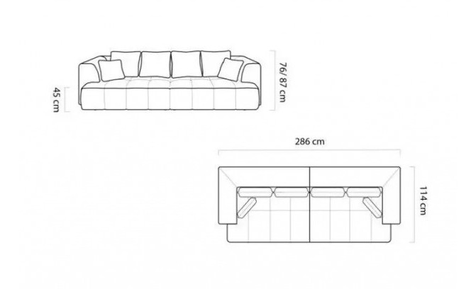 Dīvāns ALBIO BIGSOFA